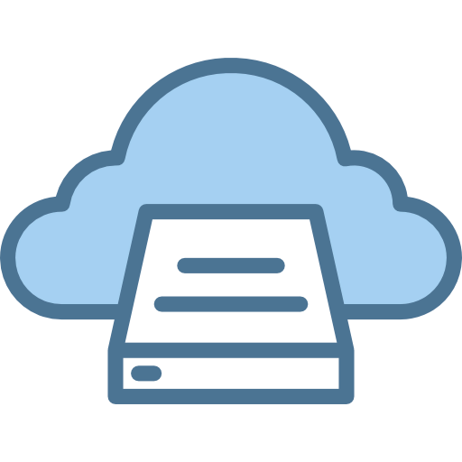 Cloud computing icon