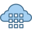 Cloud computing icon 64x64
