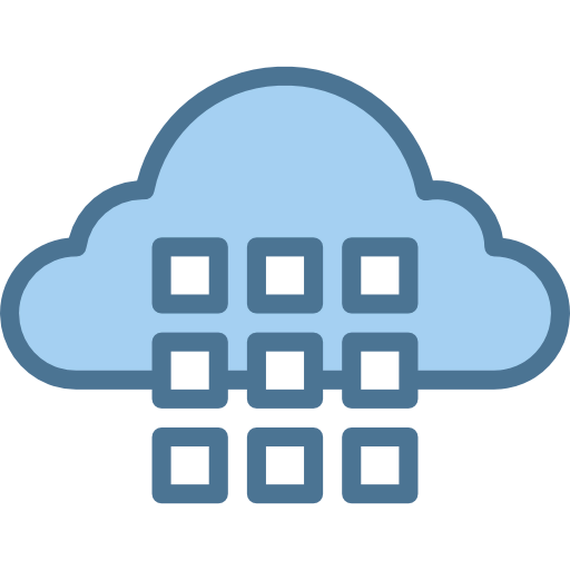 Cloud computing icon