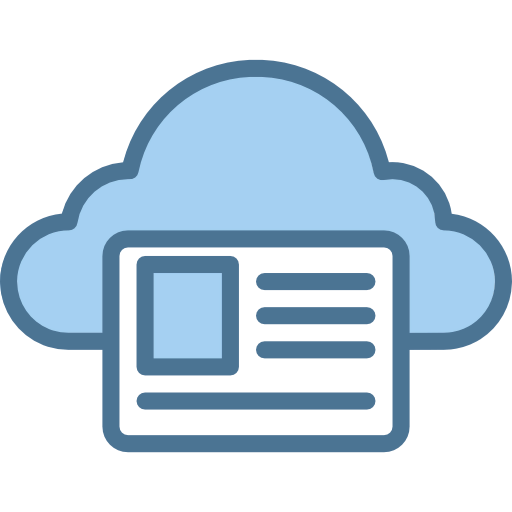 Cloud computing icon