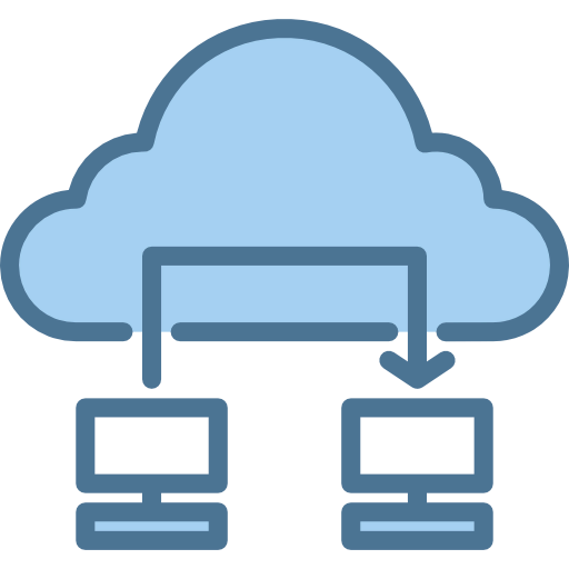 Cloud computing icon