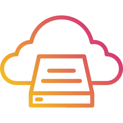 Cloud computing icon