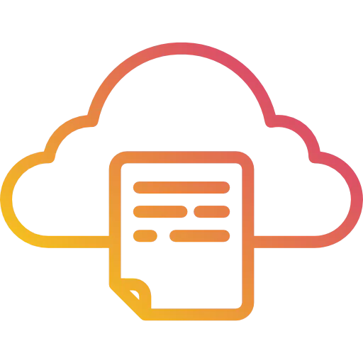 Cloud computing icon