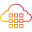 Cloud computing biểu tượng 64x64
