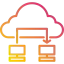 Cloud computing biểu tượng 64x64