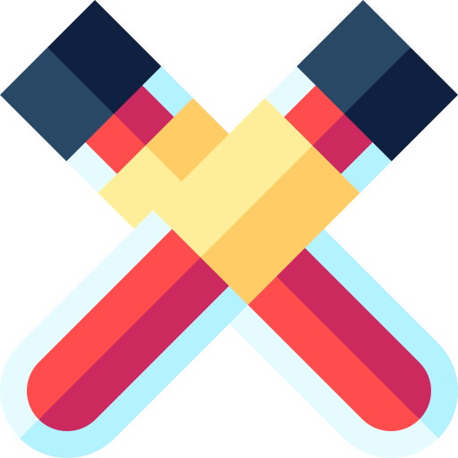 Test tubes icon