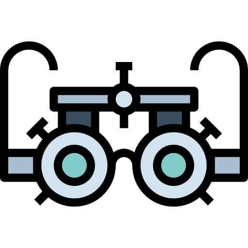 Testing glasses icon