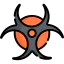 Biohazard Symbol 64x64