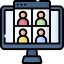Video conference icon 64x64