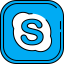 Skype Symbol 64x64
