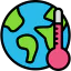 Global warming icon 64x64