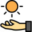 Sun icon 64x64