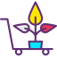Shopping cart icon 64x64