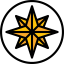 Wind rose biểu tượng 64x64