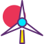 Eolic energy icon 64x64