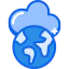 Earth globe icon 64x64
