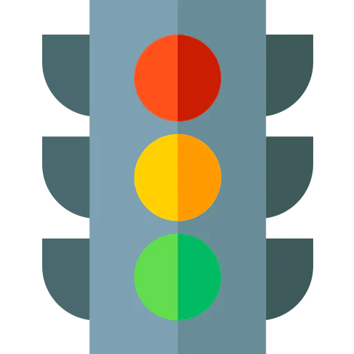 Traffic light icon