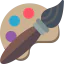 Paint palette icon 64x64