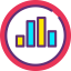 Bars graphic icon 64x64