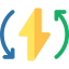 Sustainable energy icon 64x64