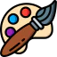 Paint palette icon 64x64