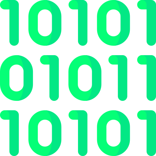 Binary code icône