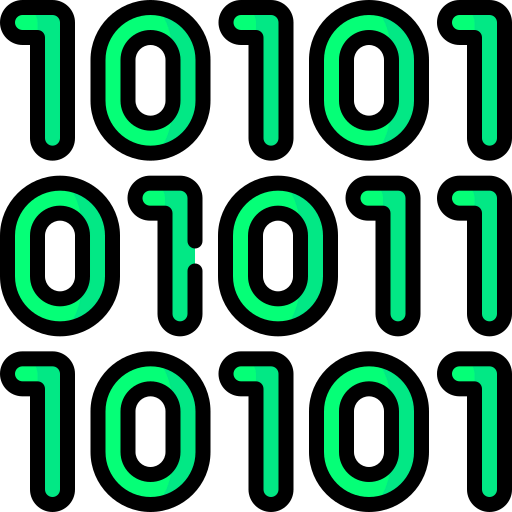 Binary code icon