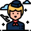 Stewardess icon 64x64