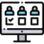Online voting icon 64x64