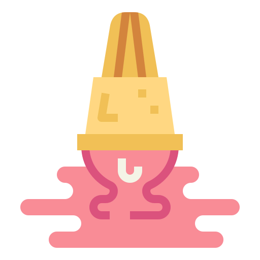 Melted icon