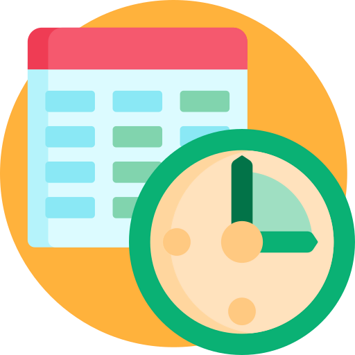 Time planning icon