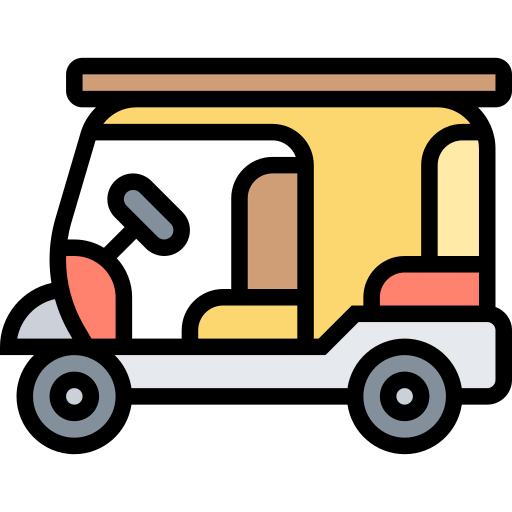 Cycle rickshaw icon