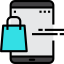 Shopping bag icon 64x64