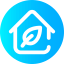Eco house icon 64x64