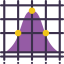 Line chart icon 64x64