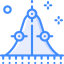Line chart icon 64x64