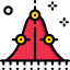 Line chart icon 64x64