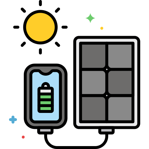 Solar panel icon