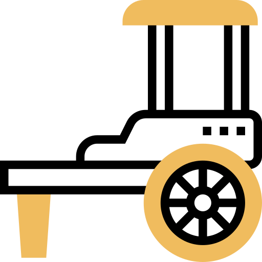 Cycle rickshaw icon