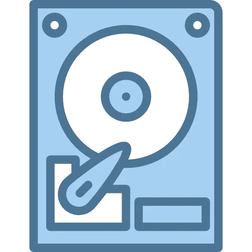 Hard disk icon