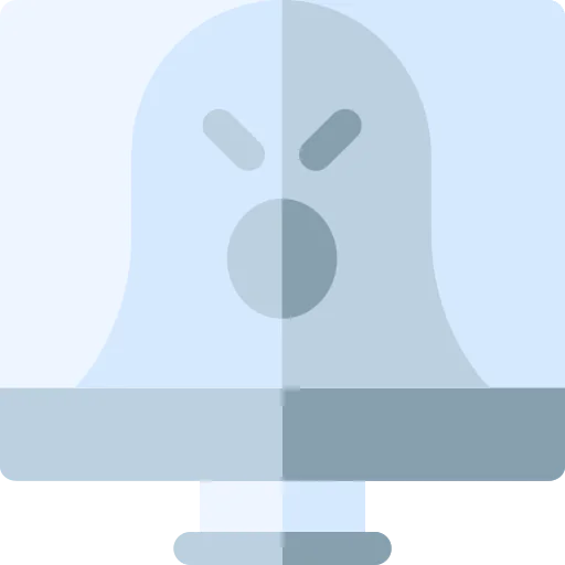 Cyber attack icon