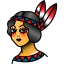 Native american icon 64x64