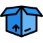 Открытая коробка иконка 64x64
