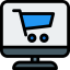 Online shopping icon 64x64