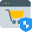 Secure shopping ícone 64x64