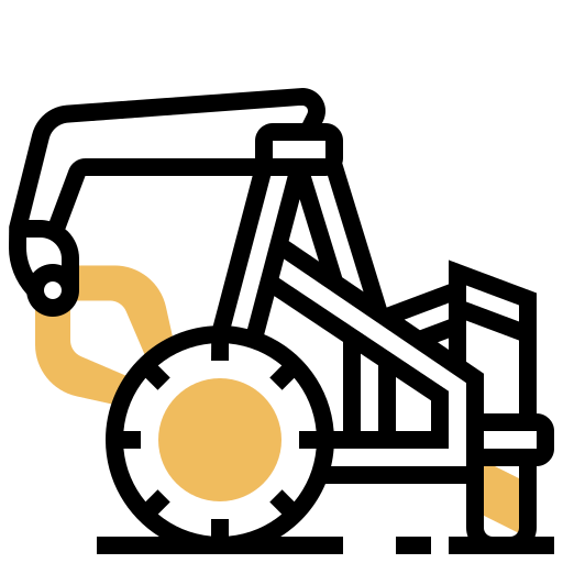 Construction machine icon