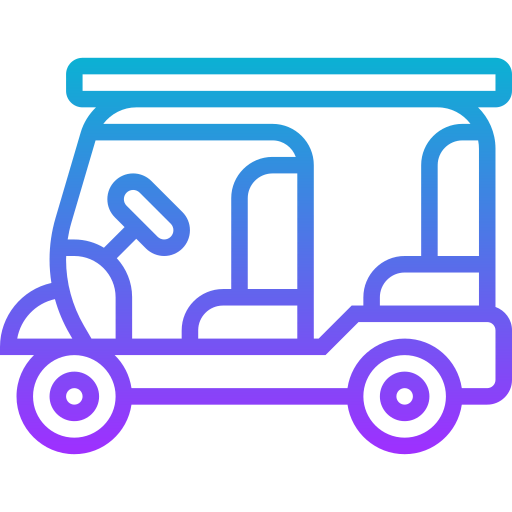 Cycle rickshaw icon