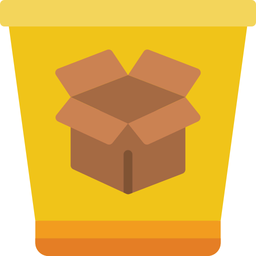 Paper bin icon
