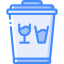 Glass bin icon 64x64