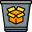Paper bin icon 64x64